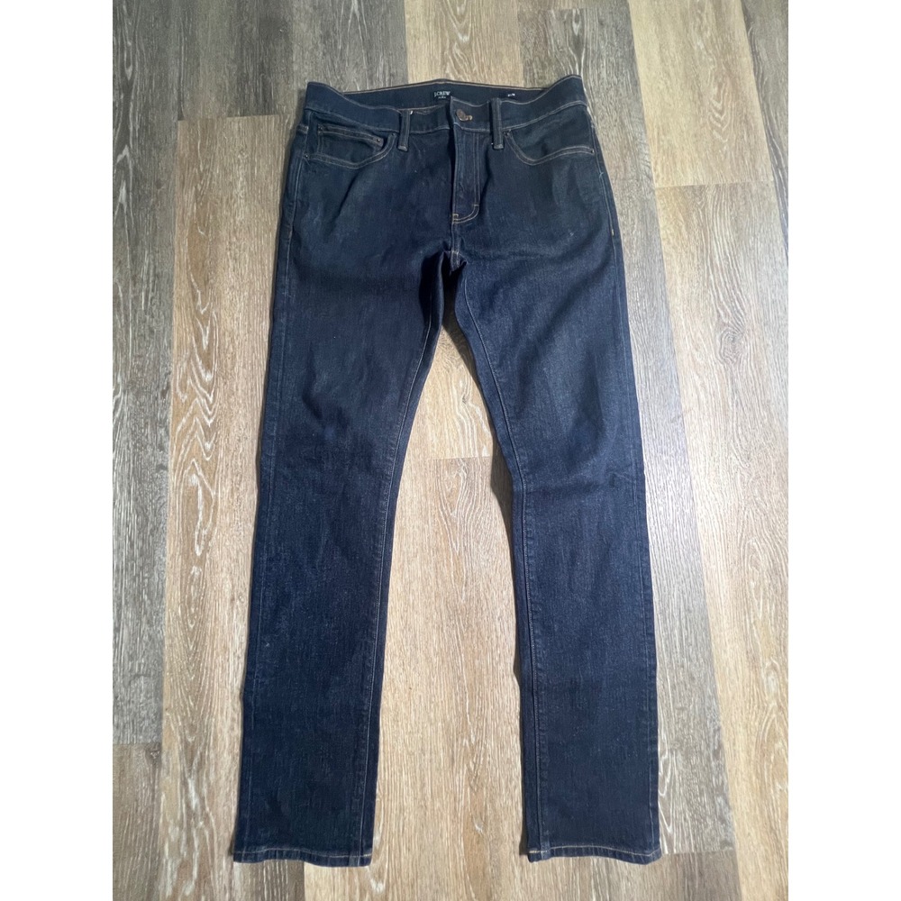 J.Crew Slim Flex Jeans Mens 31x32 Dark Indigo Blue Excellent Stretch Denim
